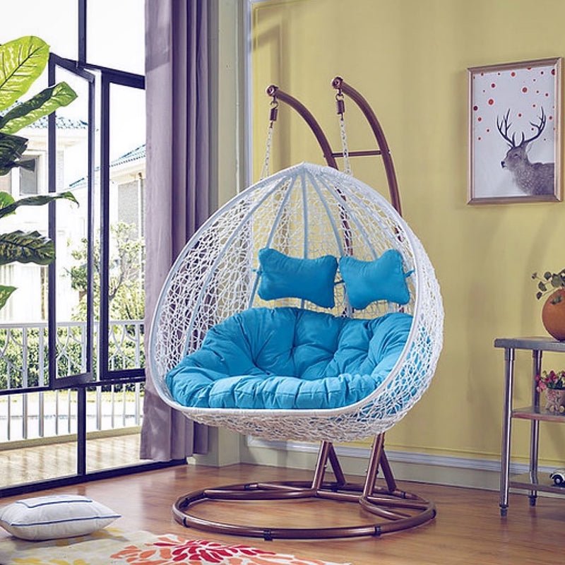Double Basket Hanging Swing Chair